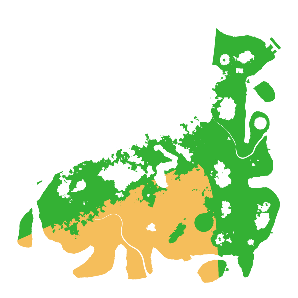 Biome Rust Map: Procedural Map, Size: 4250, Seed: 546106686