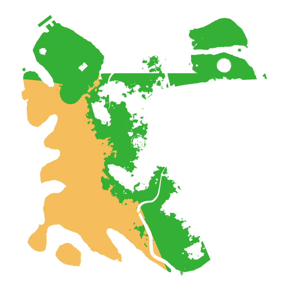 Biome Rust Map: Procedural Map, Size: 3700, Seed: 1937667623