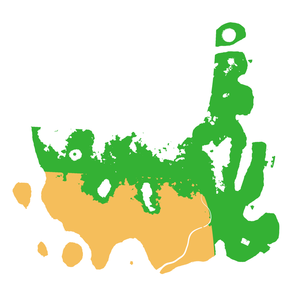 Biome Rust Map: Procedural Map, Size: 3800, Seed: 200695385