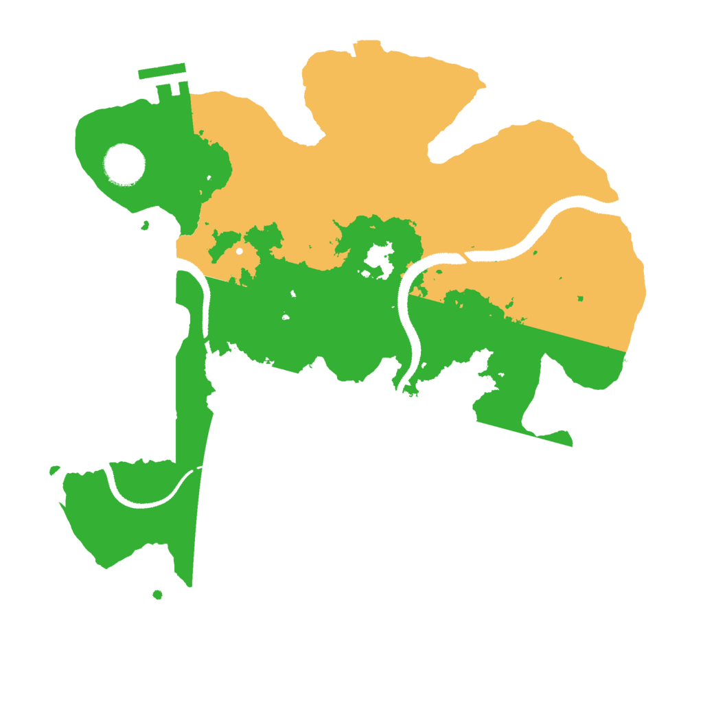 Biome Rust Map: Procedural Map, Size: 3000, Seed: 1963169826