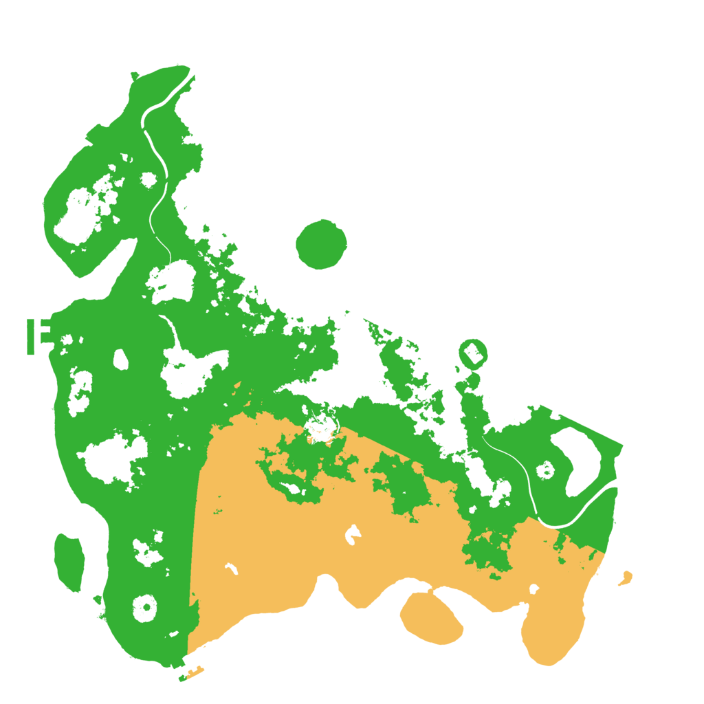 Biome Rust Map: Procedural Map, Size: 4000, Seed: 2037522862