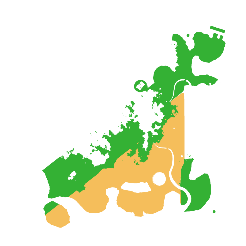 Biome Rust Map: Procedural Map, Size: 3250, Seed: 715191920