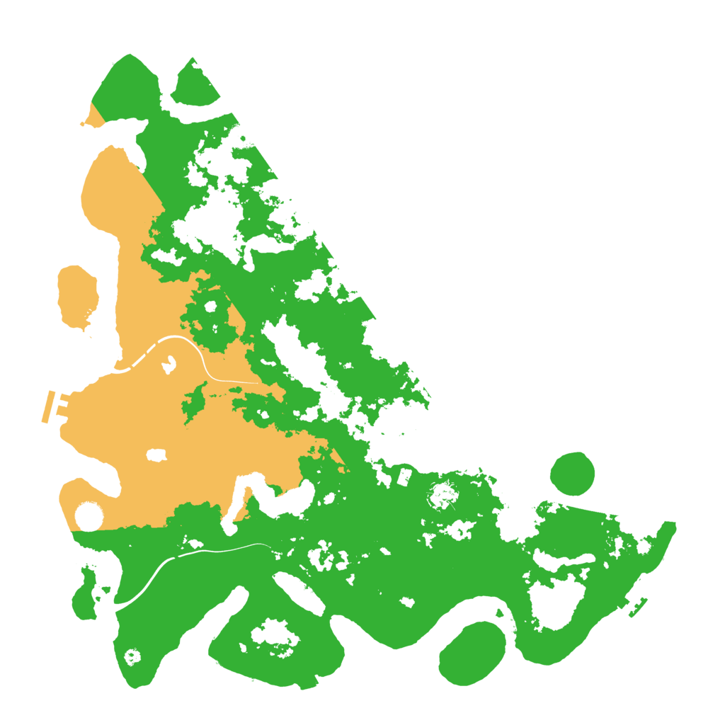 Biome Rust Map: Procedural Map, Size: 4500, Seed: 109912347