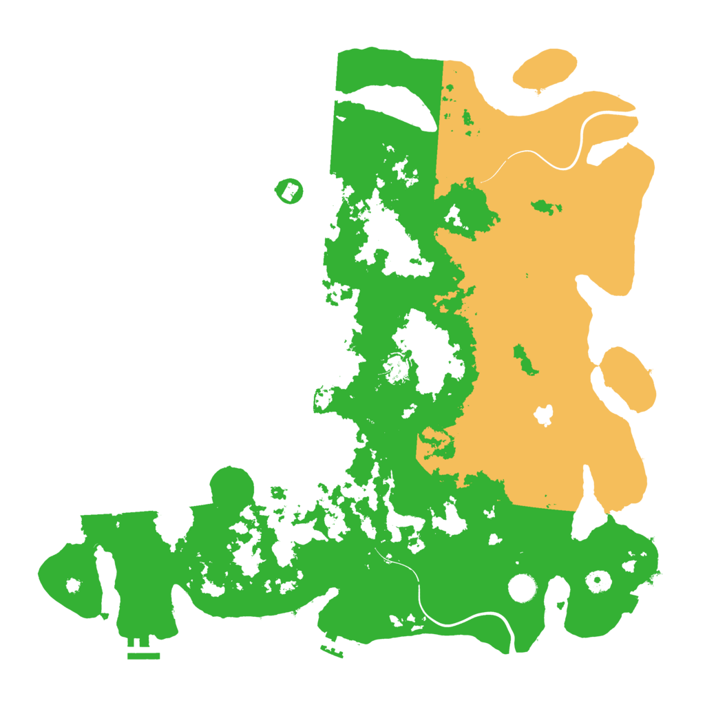 Biome Rust Map: Procedural Map, Size: 4400, Seed: 1382609920
