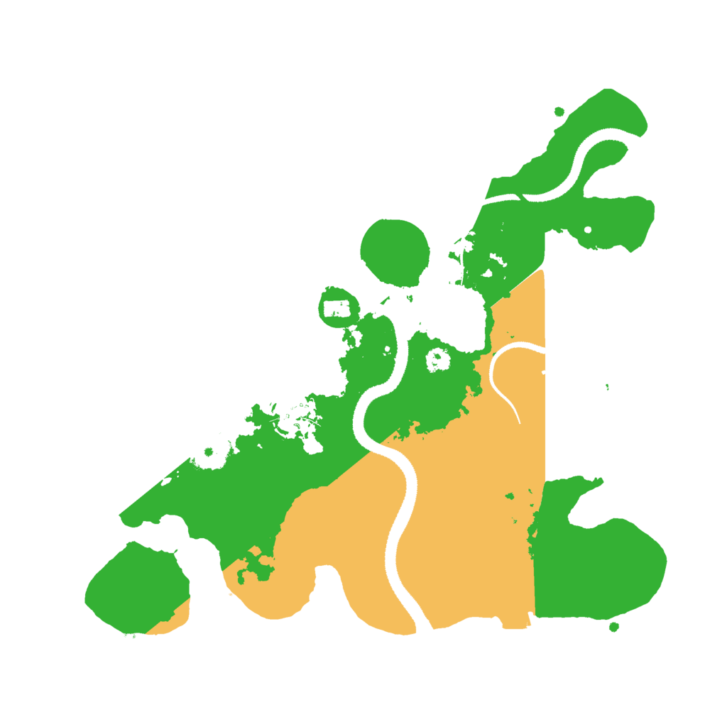 Biome Rust Map: Procedural Map, Size: 3000, Seed: 2030632677