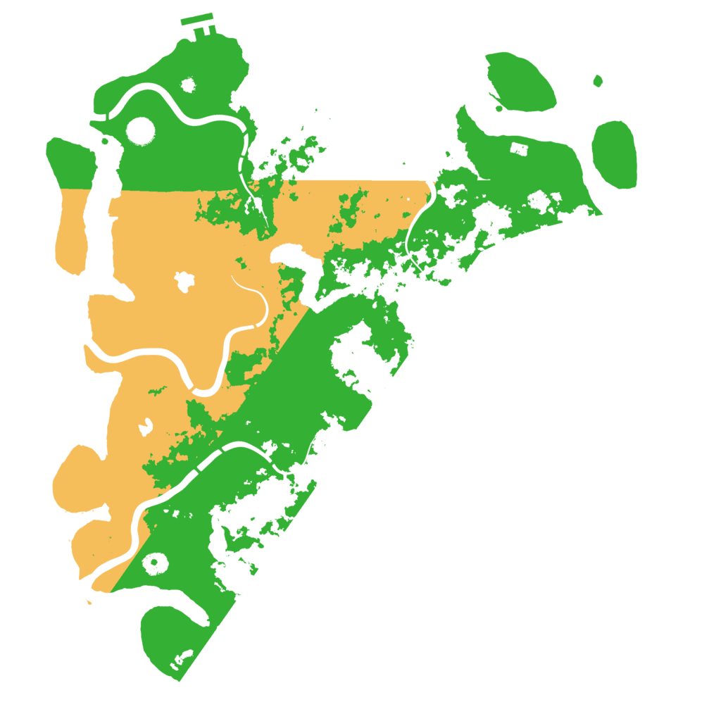 Biome Rust Map: Procedural Map, Size: 4500, Seed: 211
