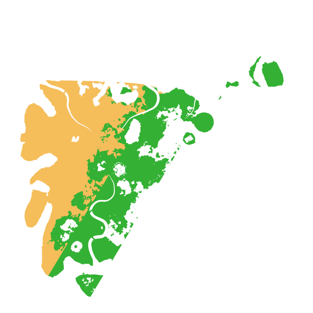 Biome Rust Map: Procedural Map, Size: 4250, Seed: 99409079