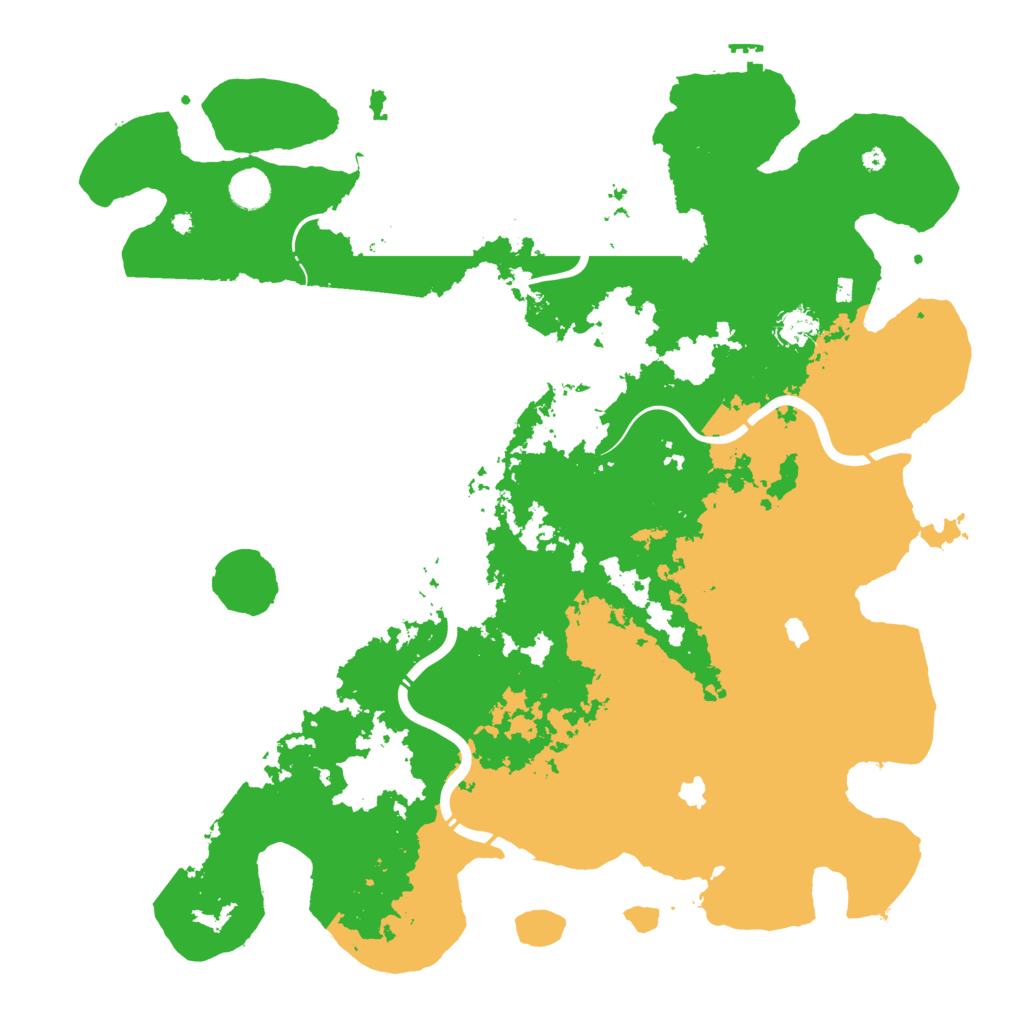 Biome Rust Map: Procedural Map, Size: 4500, Seed: 1828906913