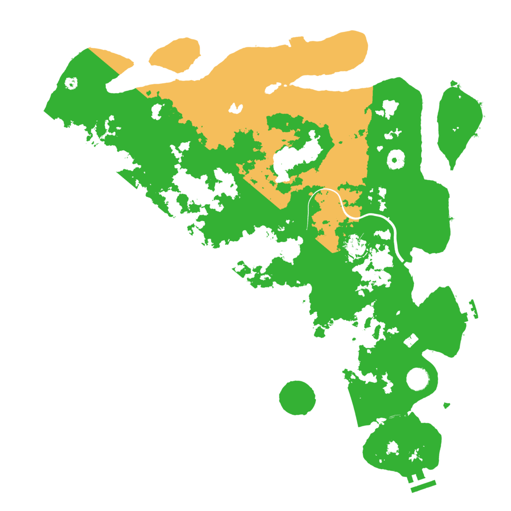 Biome Rust Map: Procedural Map, Size: 4000, Seed: 565394980