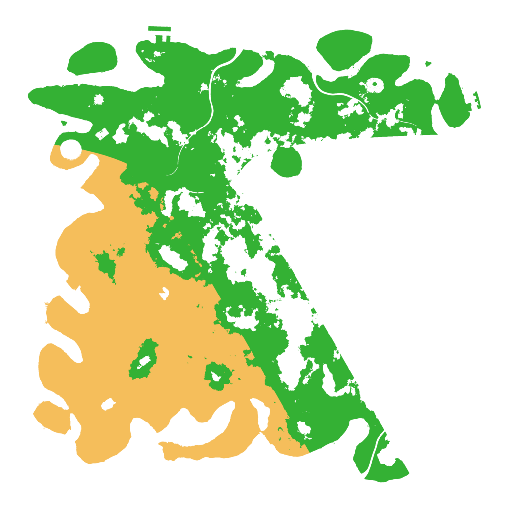 Biome Rust Map: Procedural Map, Size: 4500, Seed: 904603083