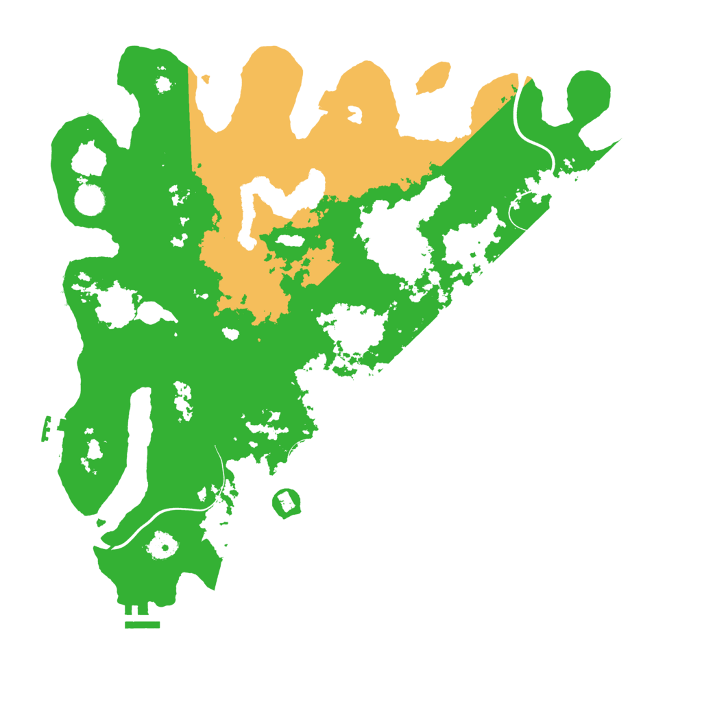Biome Rust Map: Procedural Map, Size: 4050, Seed: 327338005