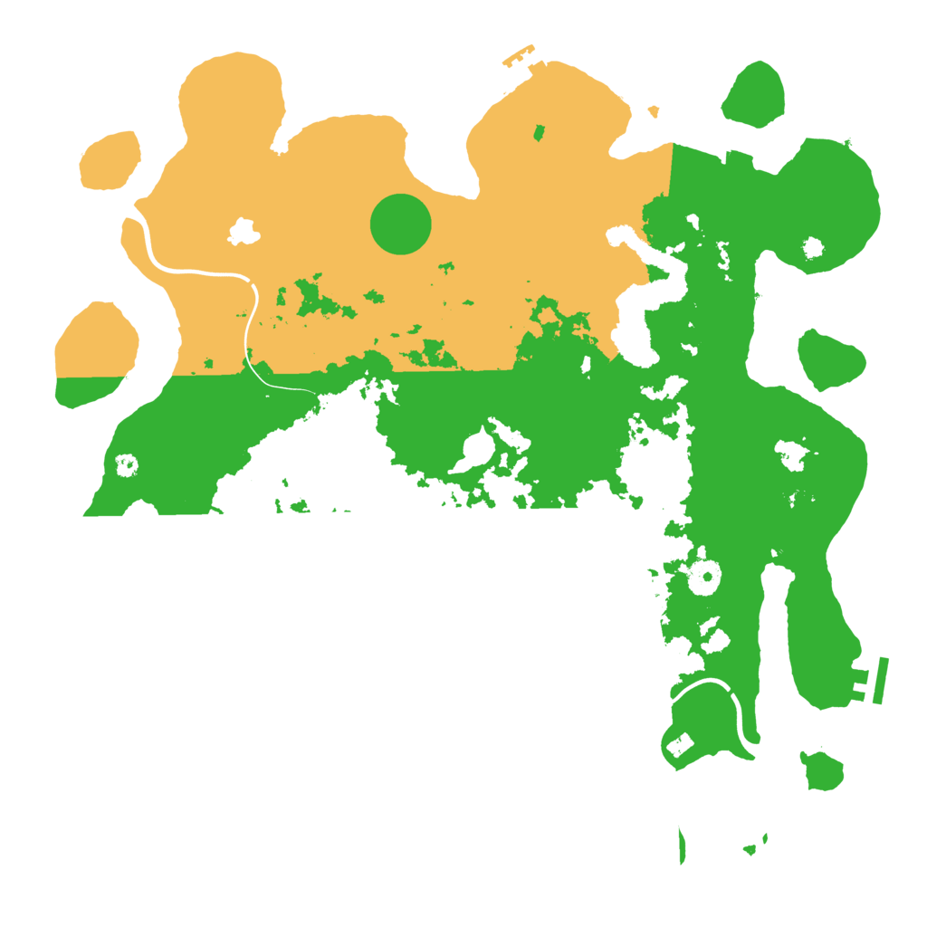 Biome Rust Map: Procedural Map, Size: 4000, Seed: 1822671622