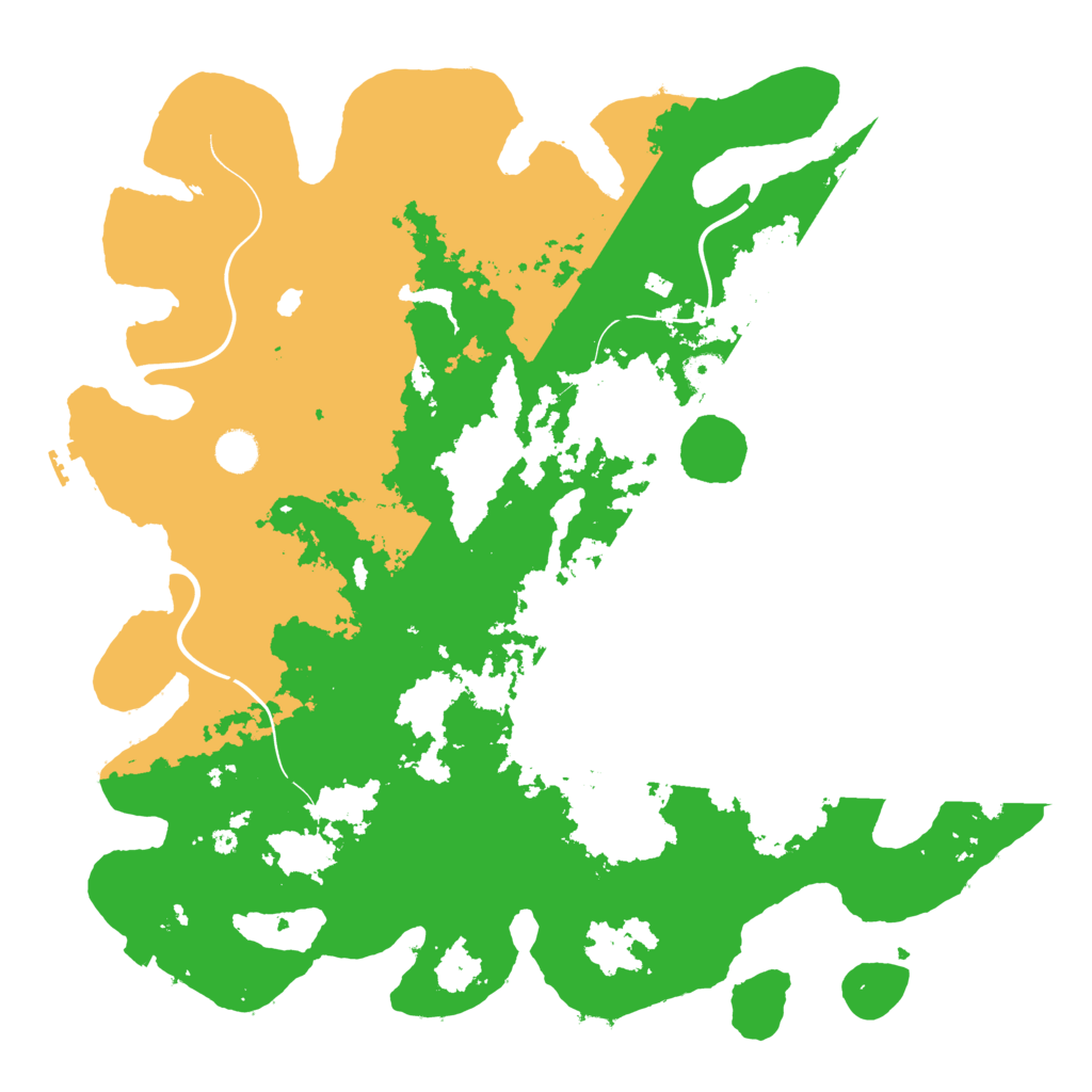Biome Rust Map: Procedural Map, Size: 4450, Seed: 13141