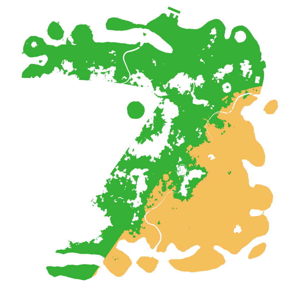 Biome Rust Map: Procedural Map, Size: 4600, Seed: 791273691