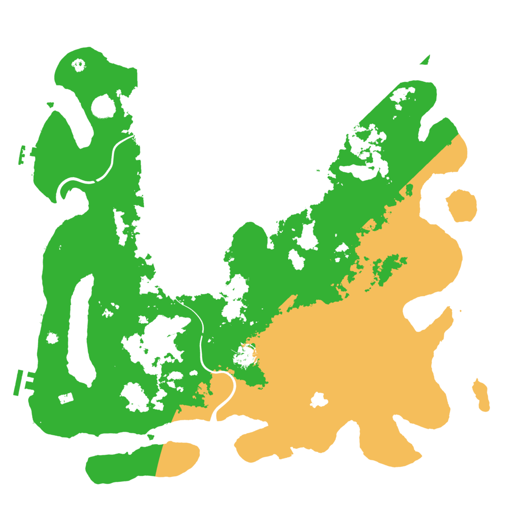 Biome Rust Map: Procedural Map, Size: 4000, Seed: 210350