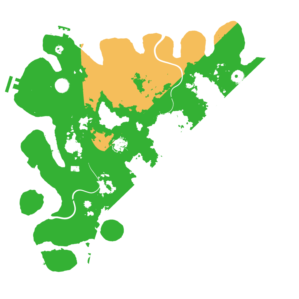 Biome Rust Map: Procedural Map, Size: 3650, Seed: 87792593