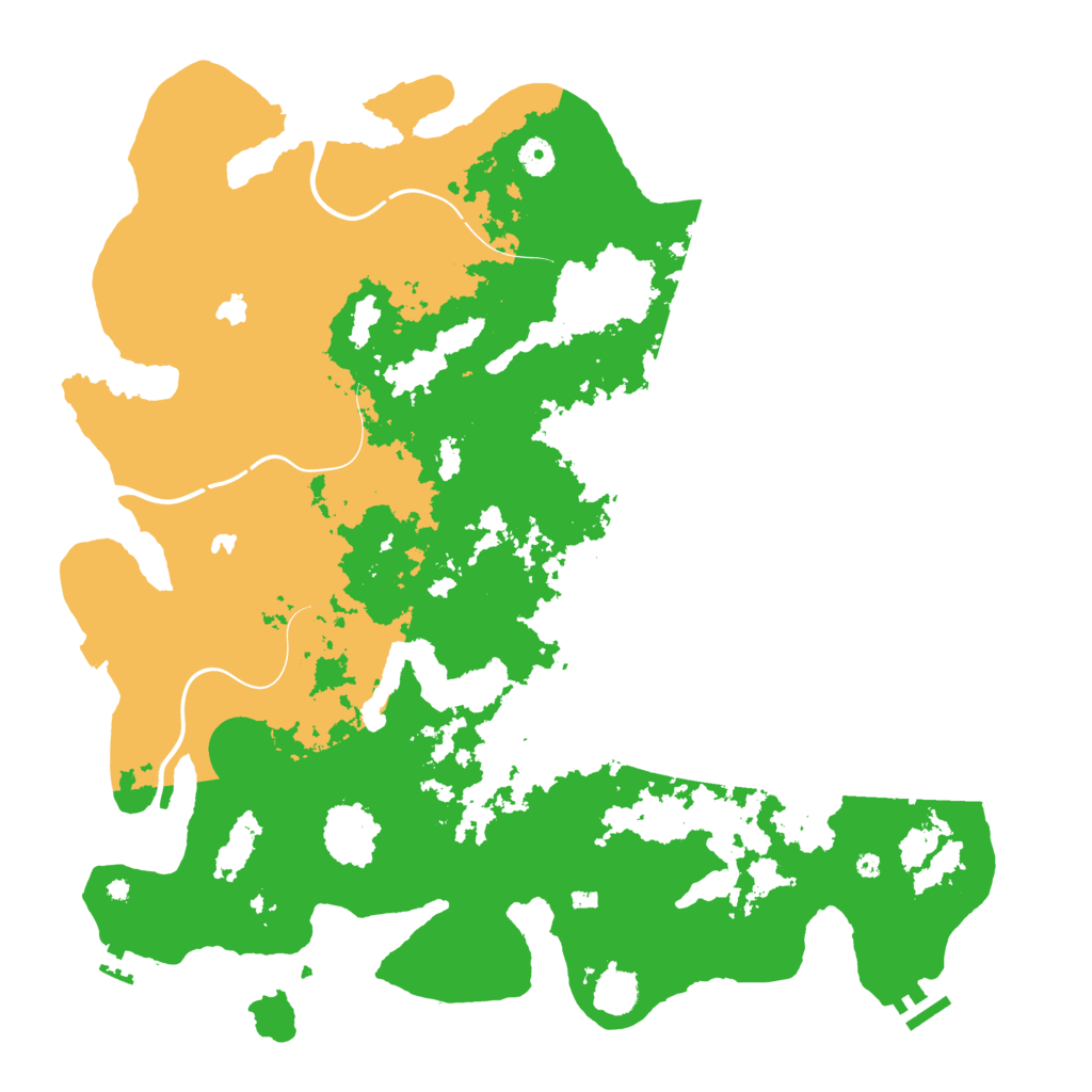 Biome Rust Map: Procedural Map, Size: 4500, Seed: 1437765524