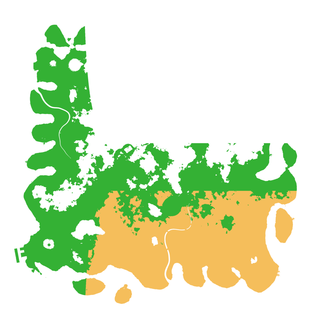 Biome Rust Map: Procedural Map, Size: 4500, Seed: 4037