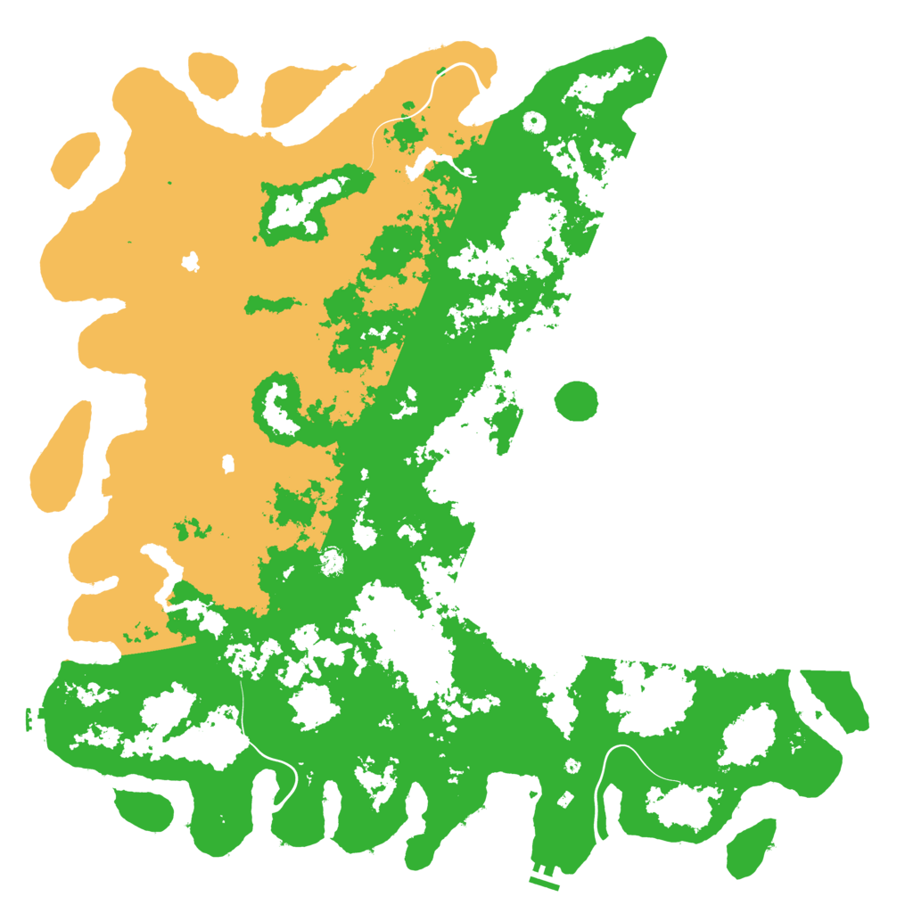 Biome Rust Map: Procedural Map, Size: 6000, Seed: 1768840402