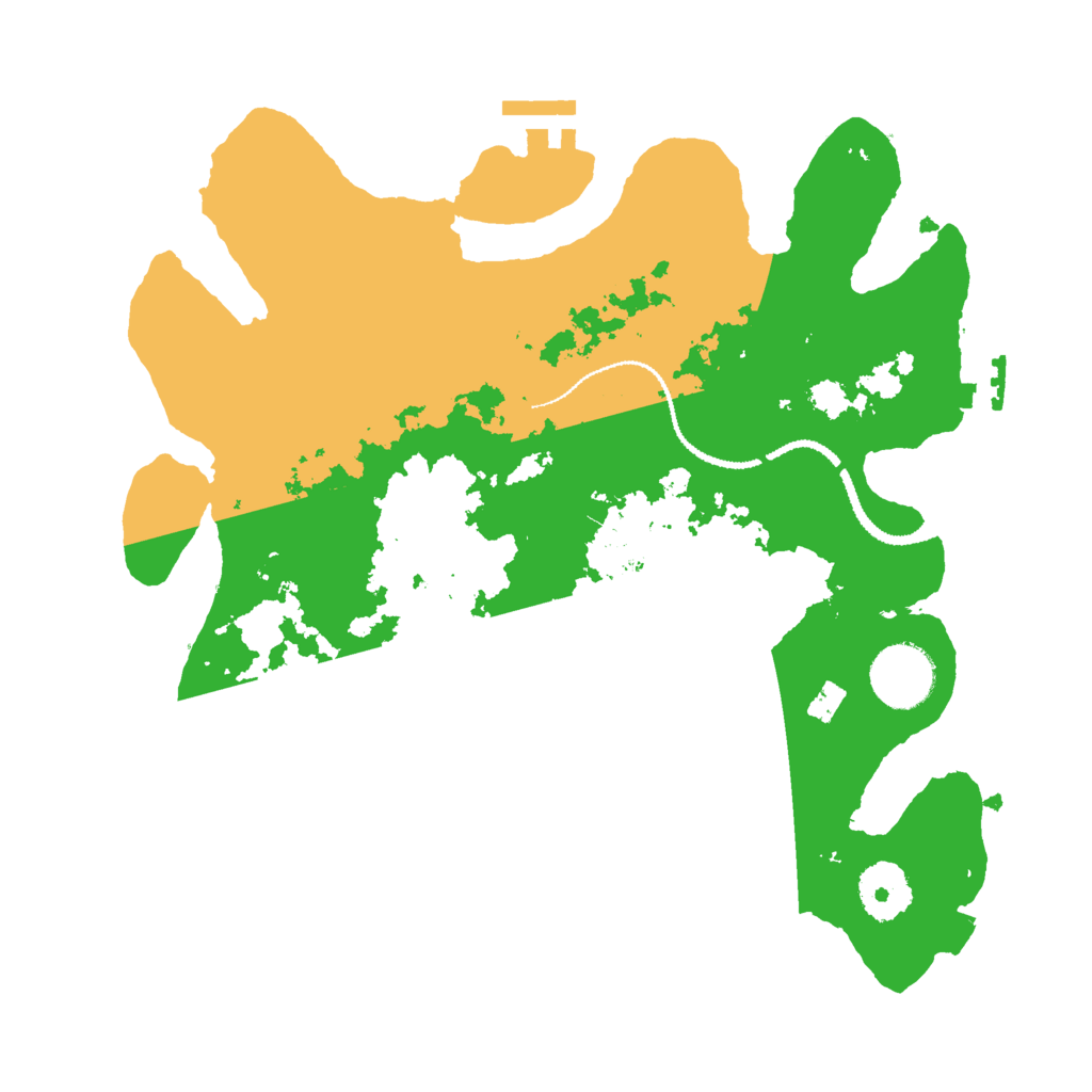 Biome Rust Map: Procedural Map, Size: 3000, Seed: 751263432