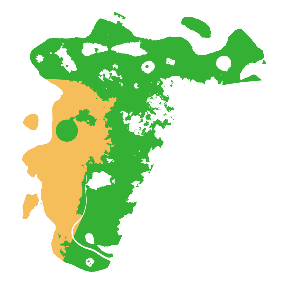 Biome Rust Map: Procedural Map, Size: 3500, Seed: 1943165304