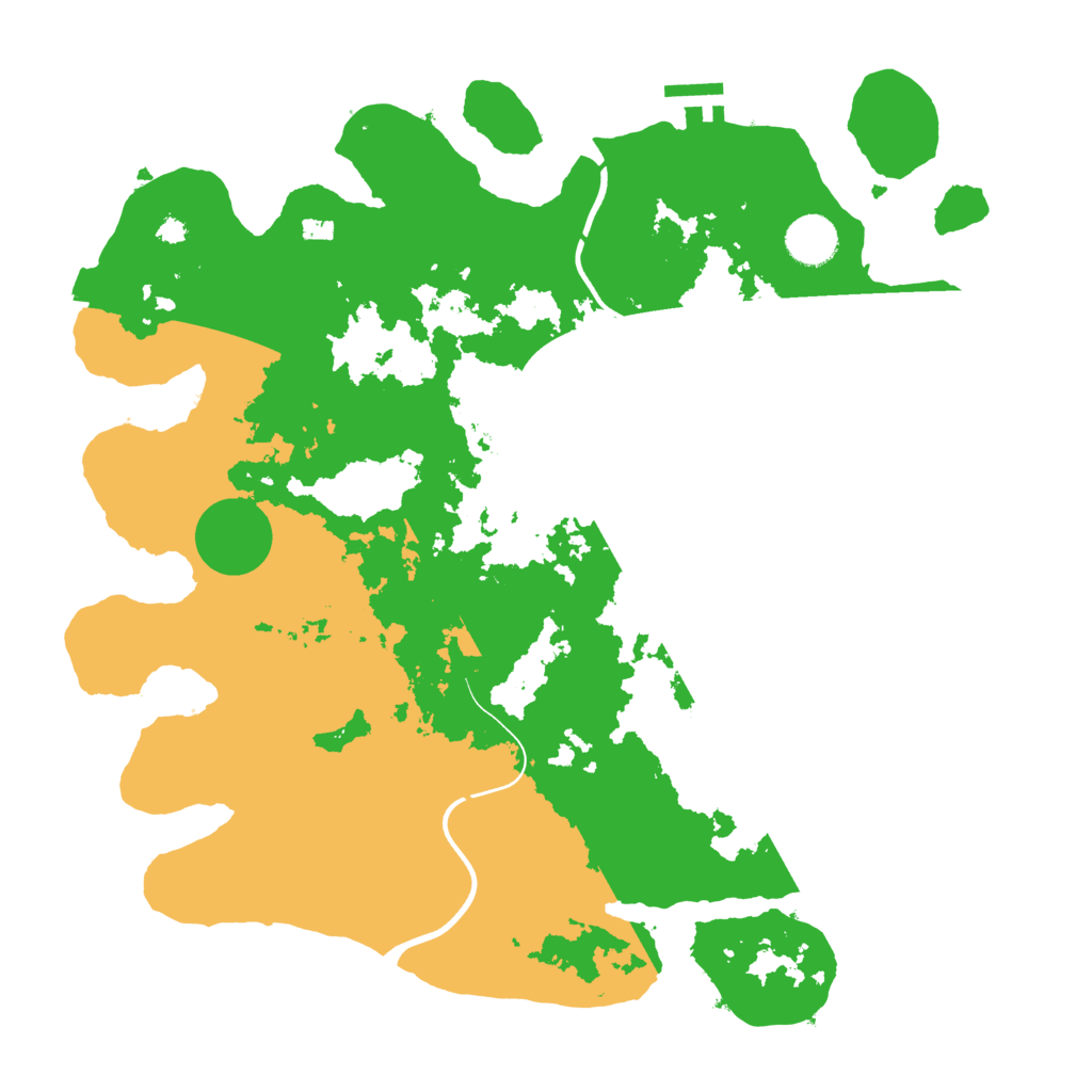 Biome Rust Map: Procedural Map, Size: 3750, Seed: 46723214