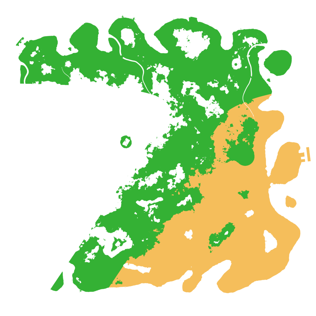 Biome Rust Map: Procedural Map, Size: 4500, Seed: 1371769182