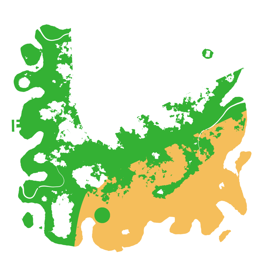 Biome Rust Map: Procedural Map, Size: 4500, Seed: 2089741996