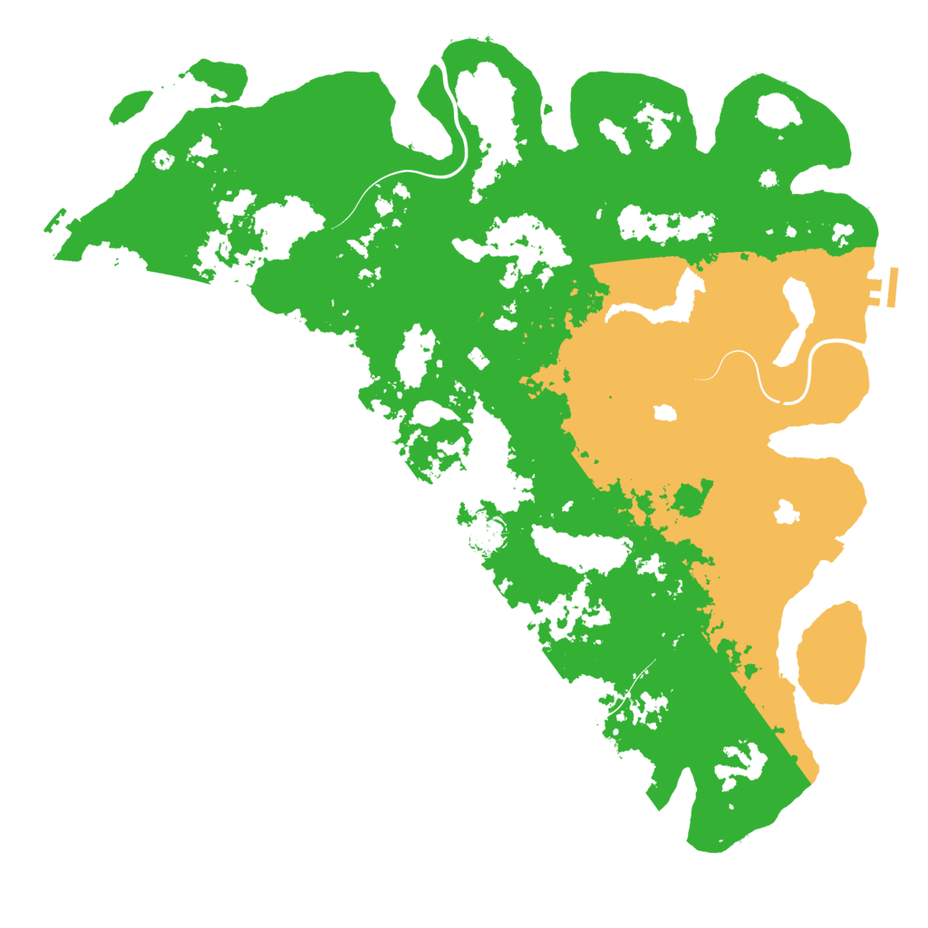 Biome Rust Map: Procedural Map, Size: 4700, Seed: 621111923
