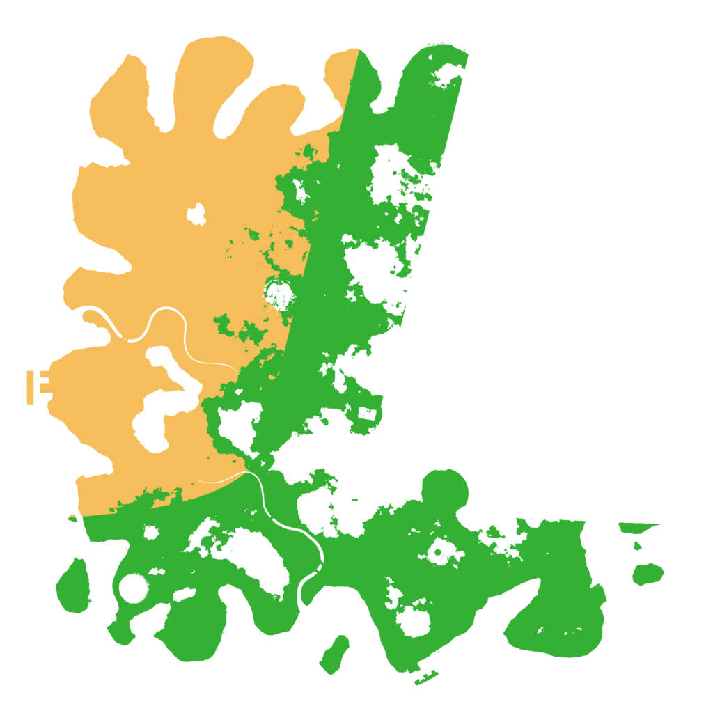 Biome Rust Map: Procedural Map, Size: 4300, Seed: 6022025