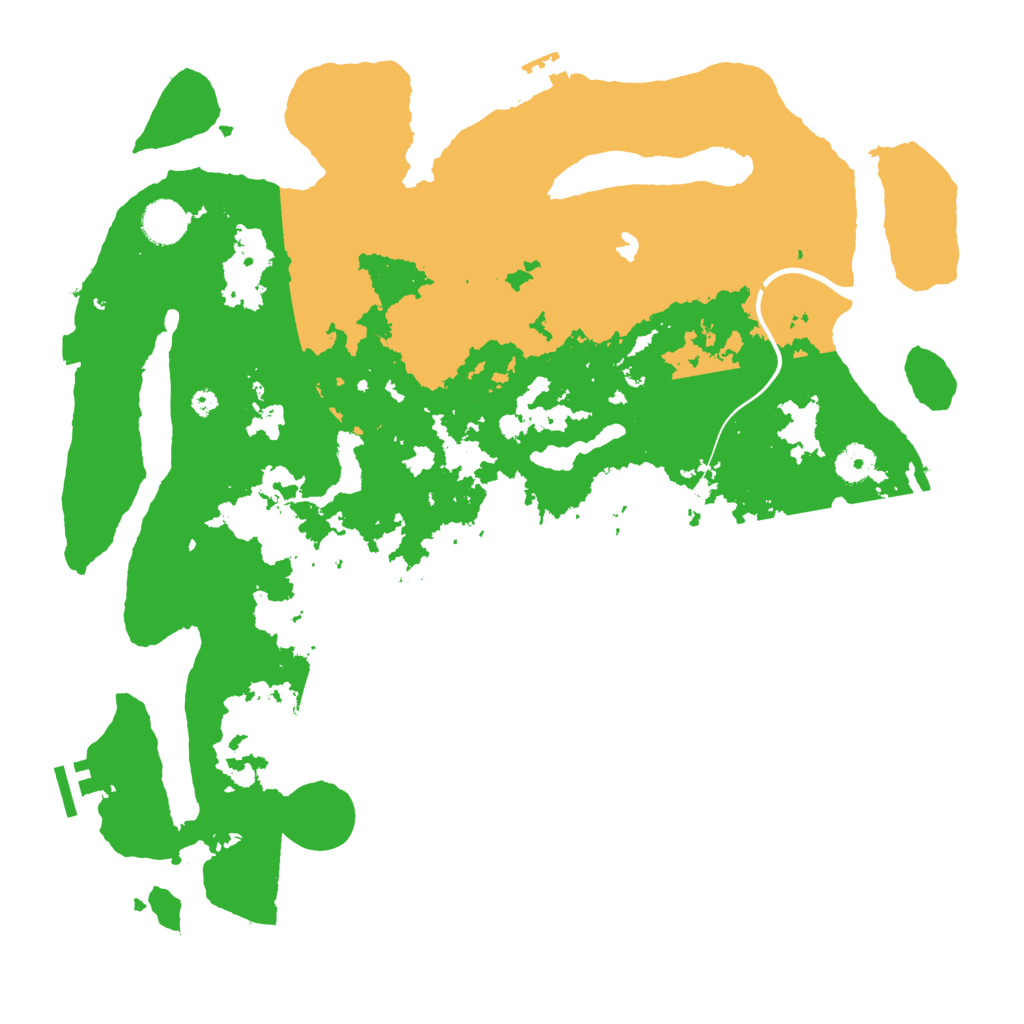 Biome Rust Map: Procedural Map, Size: 4000, Seed: 41414197