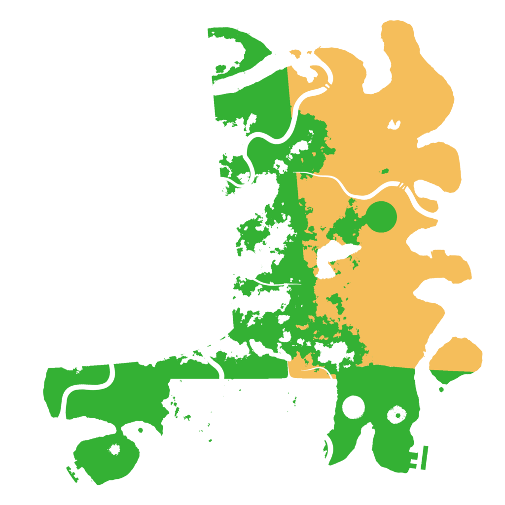 Biome Rust Map: Procedural Map, Size: 4250, Seed: 154896