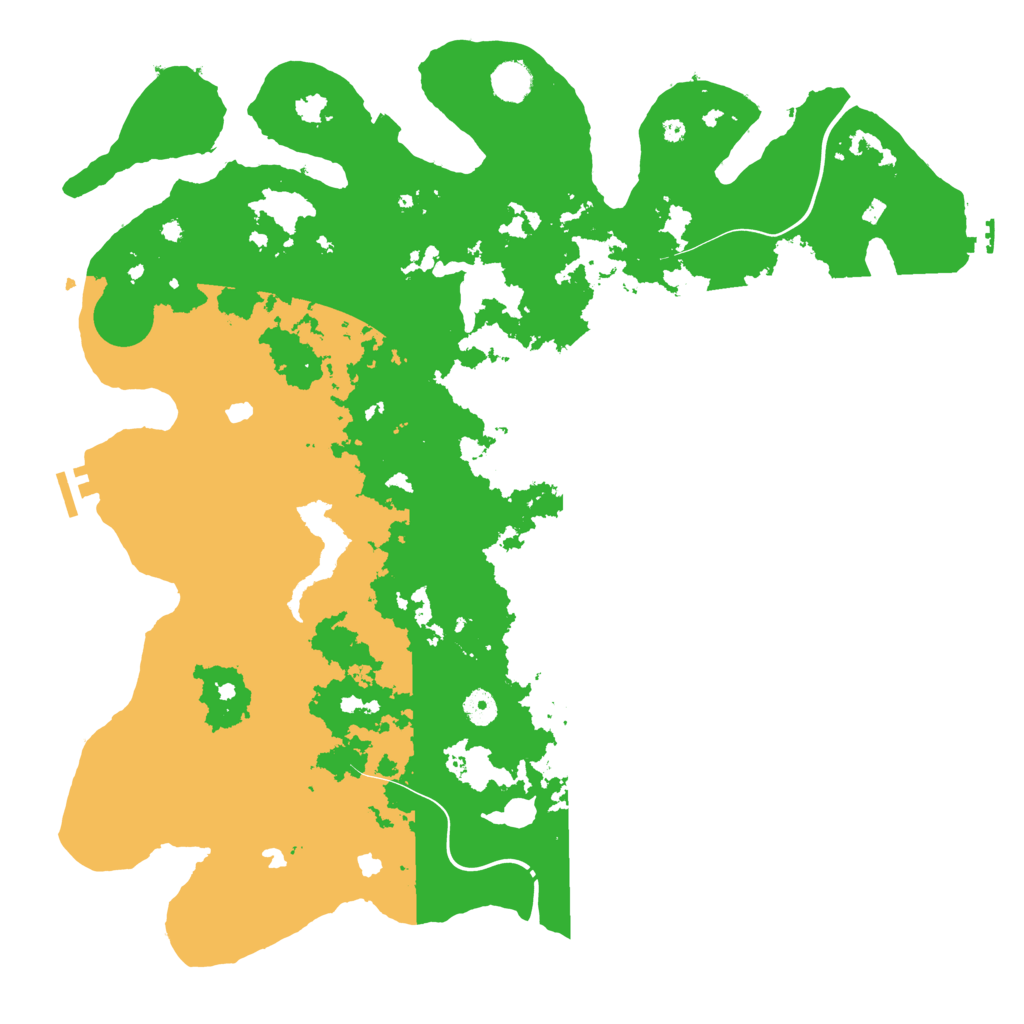 Biome Rust Map: Procedural Map, Size: 4500, Seed: 446484130