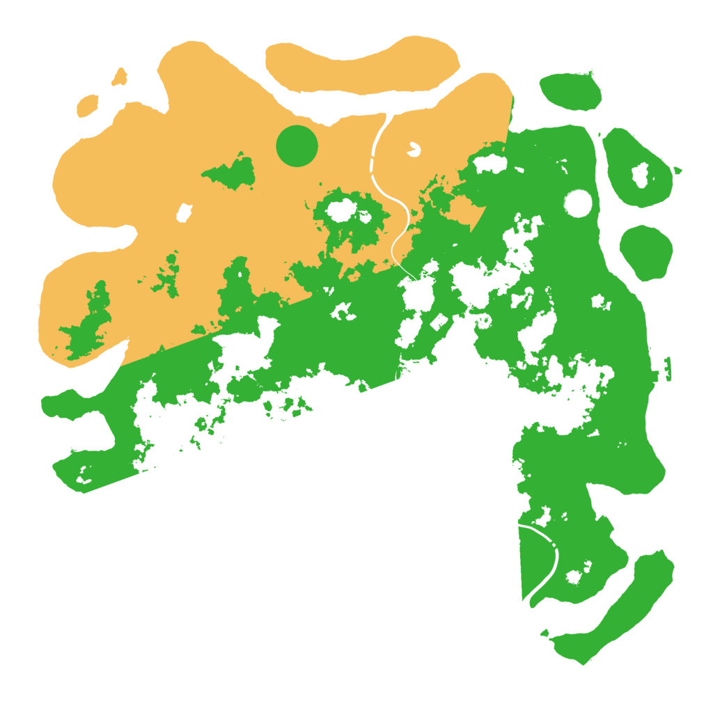 Biome Rust Map: Procedural Map, Size: 4500, Seed: 806965059