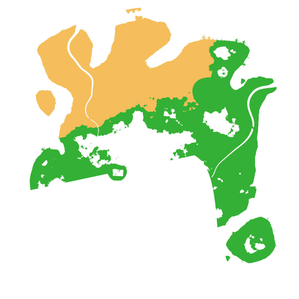 Biome Rust Map: Procedural Map, Size: 3000, Seed: 699782123
