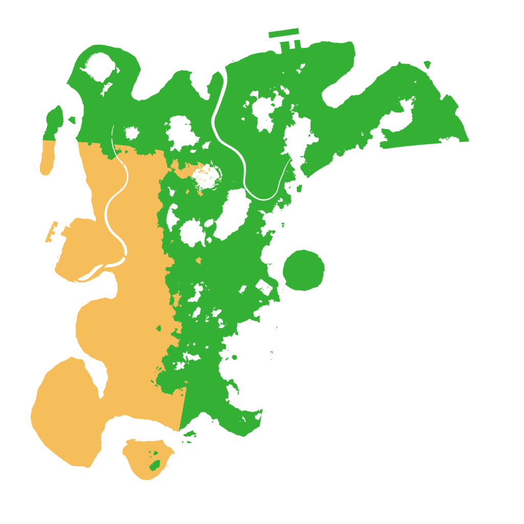 Biome Rust Map: Procedural Map, Size: 3500, Seed: 1681220970