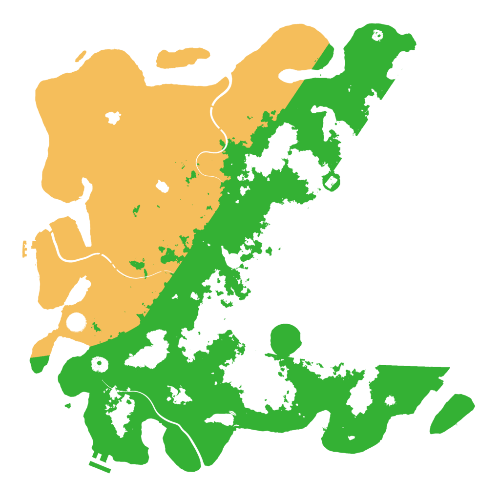 Biome Rust Map: Procedural Map, Size: 4500, Seed: 1650655757