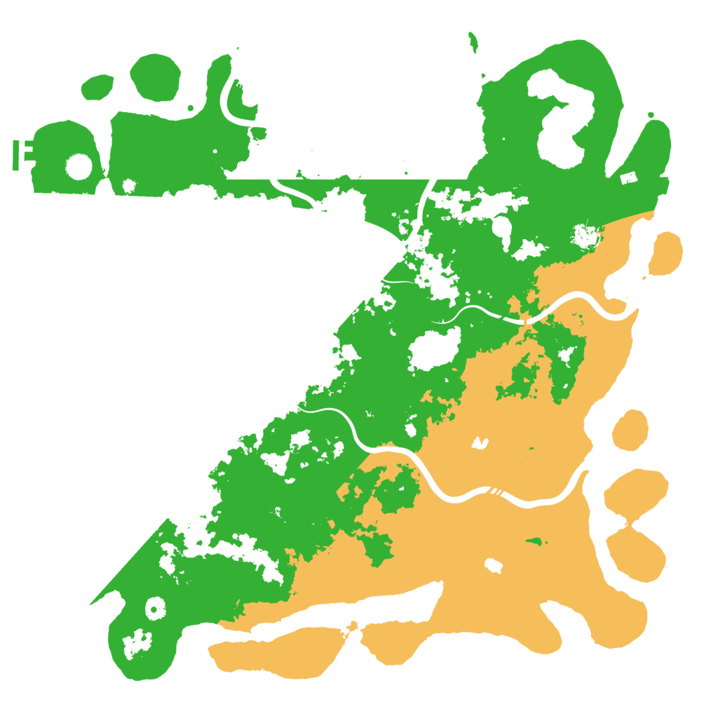 Biome Rust Map: Procedural Map, Size: 4800, Seed: 1152682222