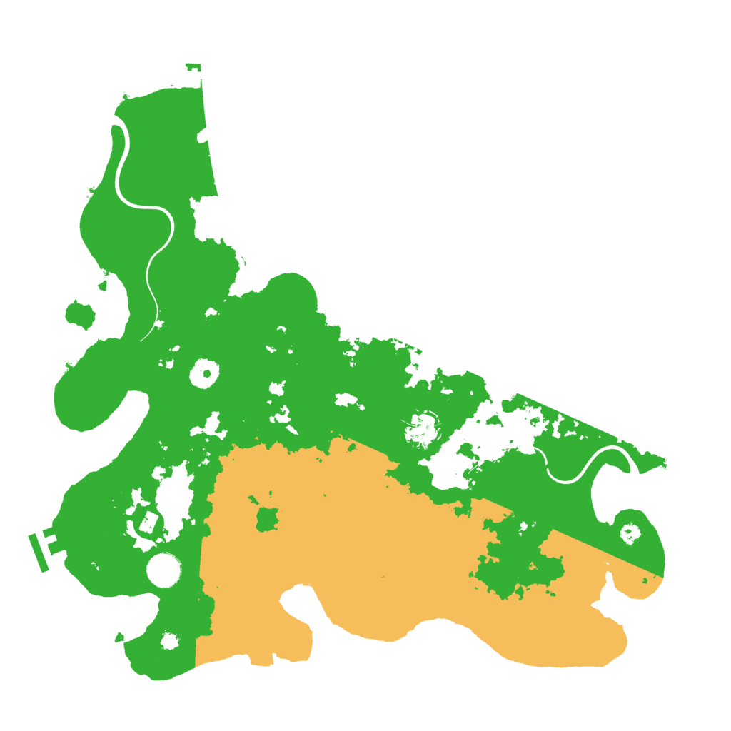 Biome Rust Map: Procedural Map, Size: 3750, Seed: 1231982