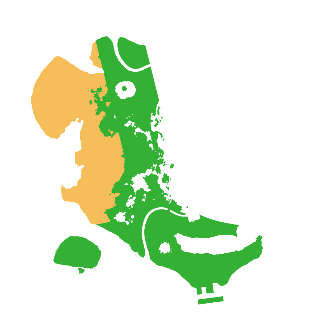 Biome Rust Map: Procedural Map, Size: 2500, Seed: 755501981