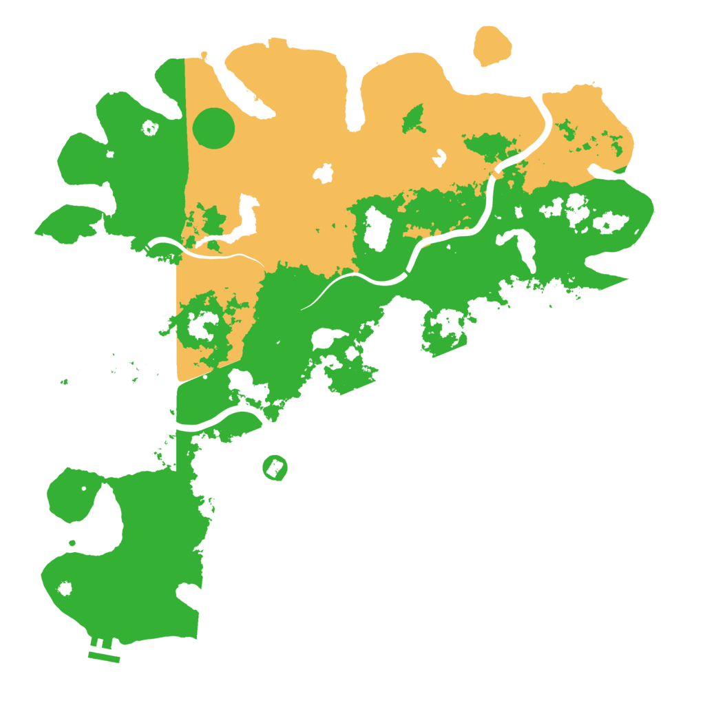 Biome Rust Map: Procedural Map, Size: 4500, Seed: 1660826165