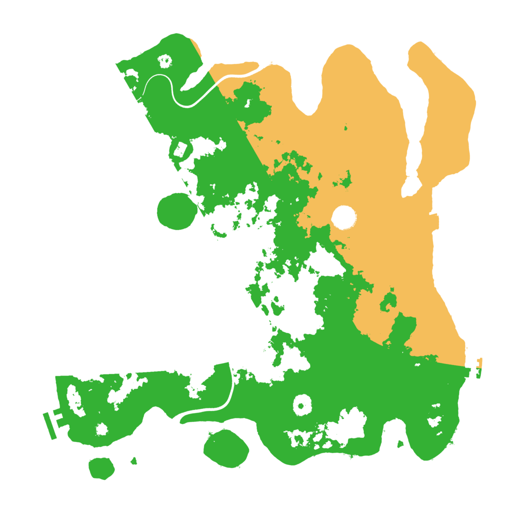 Biome Rust Map: Procedural Map, Size: 3750, Seed: 1810291184