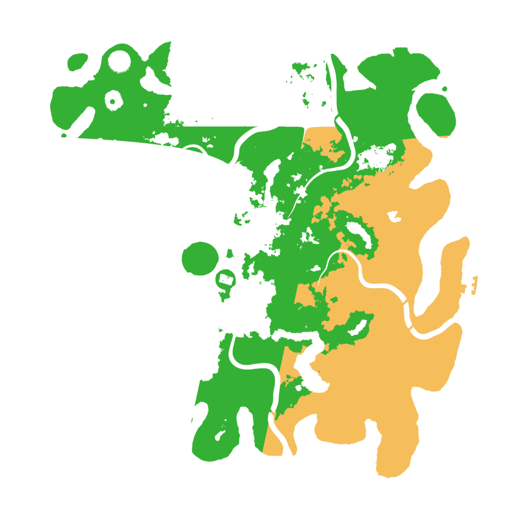 Biome Rust Map: Procedural Map, Size: 4000, Seed: 1194837825