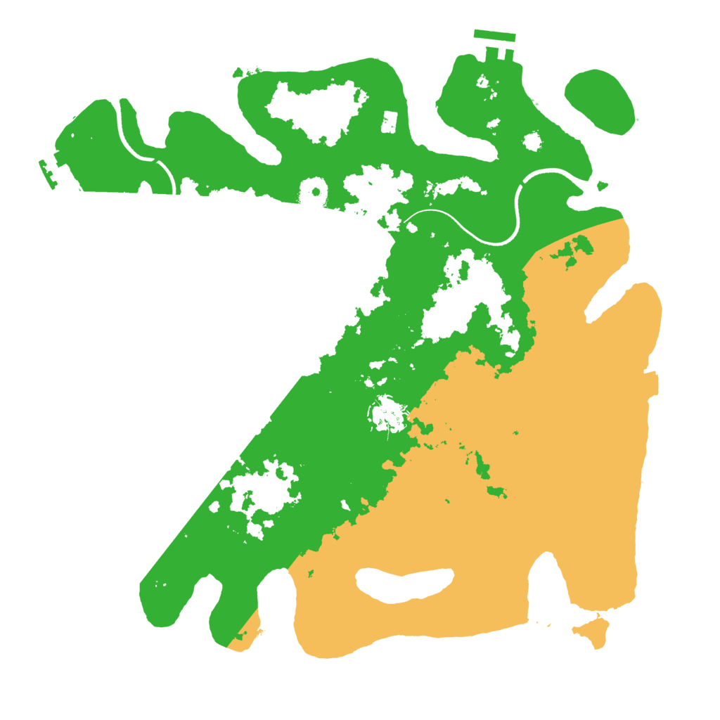 Biome Rust Map: Procedural Map, Size: 3500, Seed: 1608006879