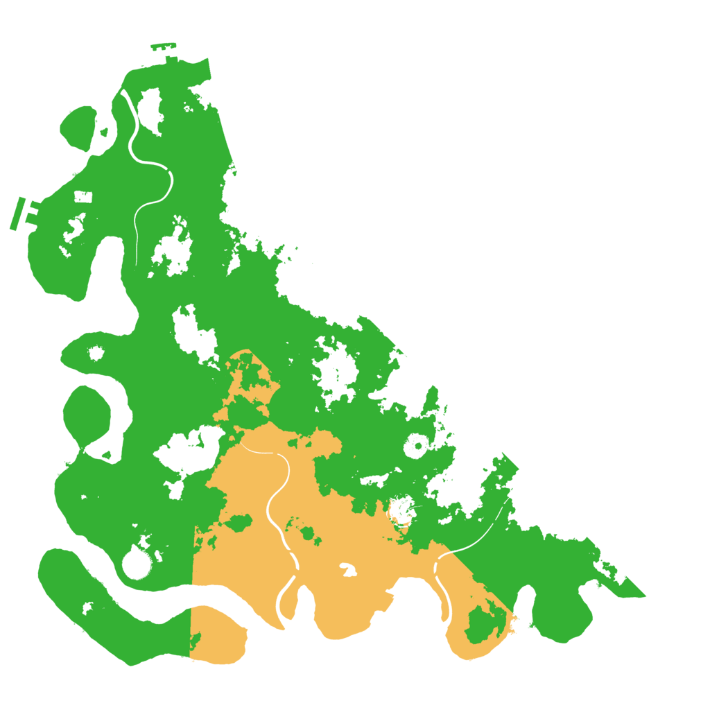 Biome Rust Map: Procedural Map, Size: 4250, Seed: 626931517