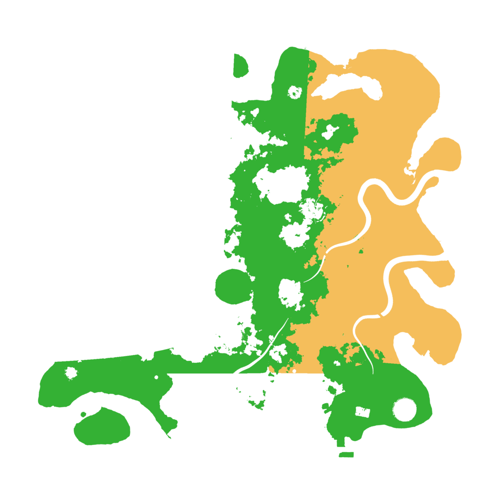 Biome Rust Map: Procedural Map, Size: 3740, Seed: 738245