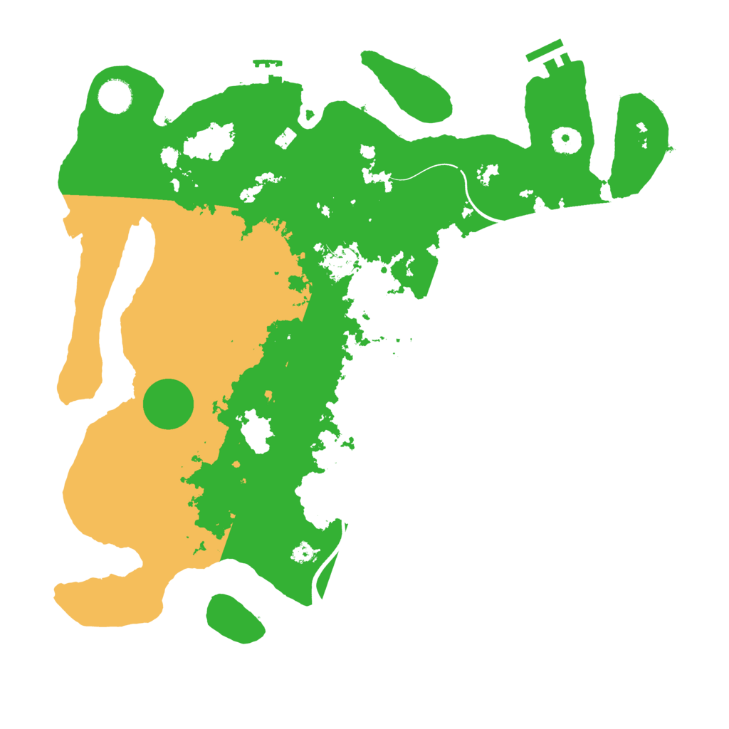Biome Rust Map: Procedural Map, Size: 3800, Seed: 65465