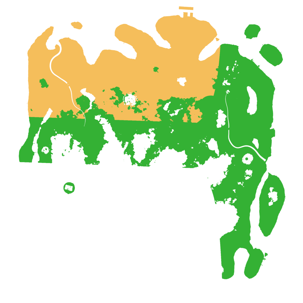 Biome Rust Map: Procedural Map, Size: 4250, Seed: 1143938645