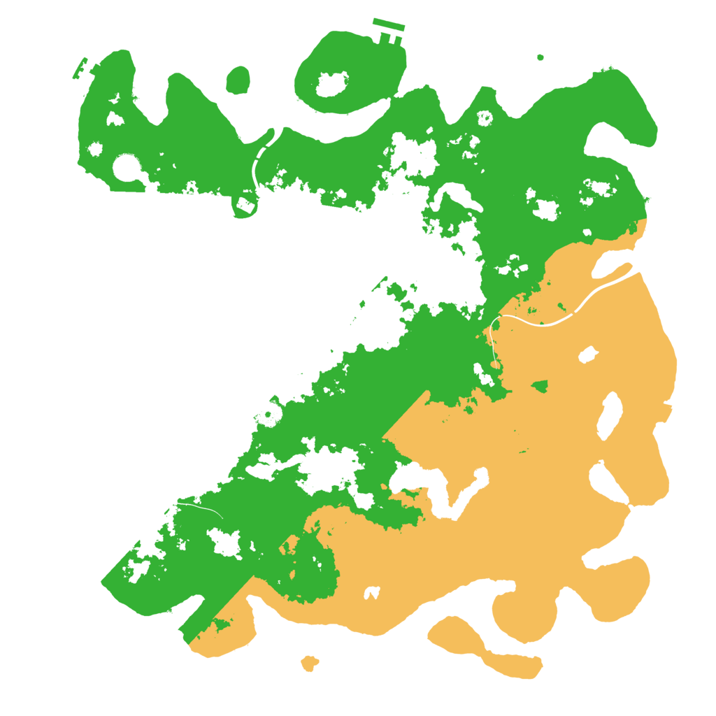 Biome Rust Map: Procedural Map, Size: 4500, Seed: 1801005314