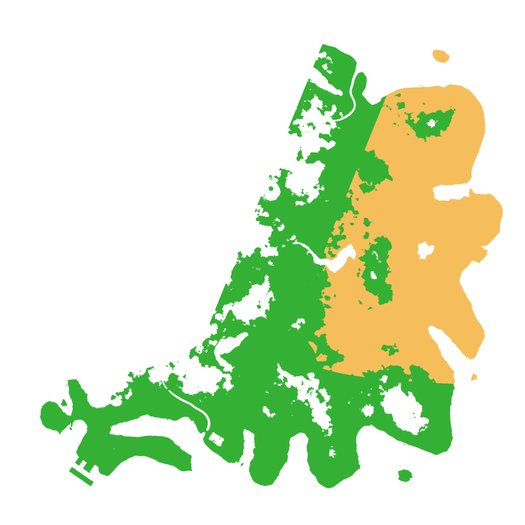 Biome Rust Map: Procedural Map, Size: 4000, Seed: 877966807